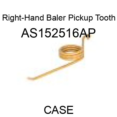 Right-Hand Baler Pickup Tooth AS152516AP
