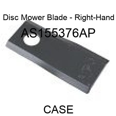 Disc Mower Blade - Right-Hand AS155376AP