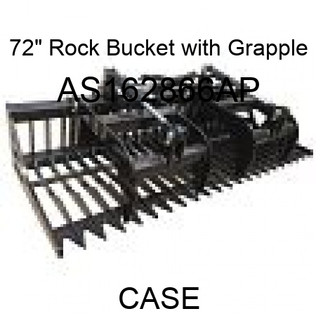 72" Rock Bucket with Grapple AS162866AP