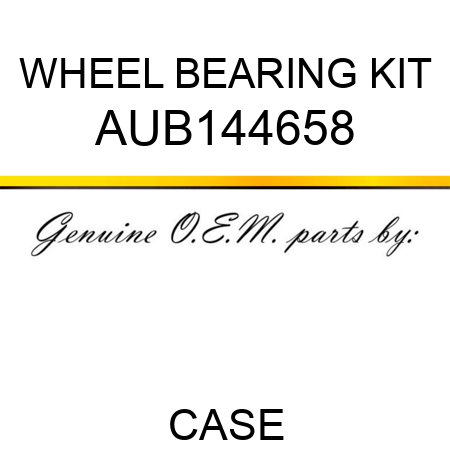 WHEEL BEARING KIT AUB144658
