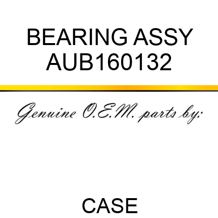 BEARING ASSY AUB160132