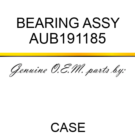 BEARING ASSY AUB191185