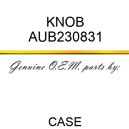 KNOB AUB230831