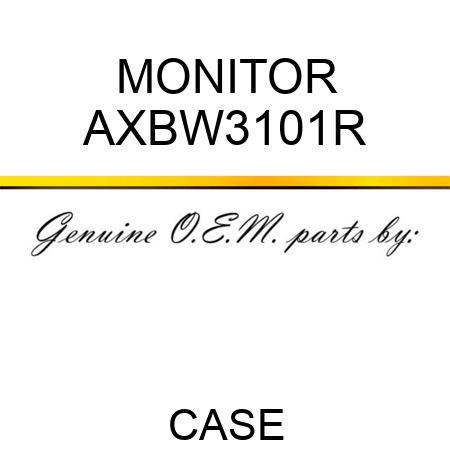MONITOR AXBW3101R