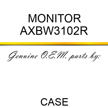 MONITOR AXBW3102R