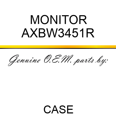 MONITOR AXBW3451R