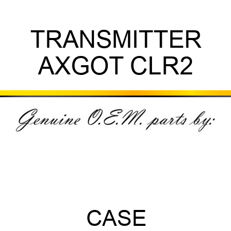 TRANSMITTER AXGOT+CLR2