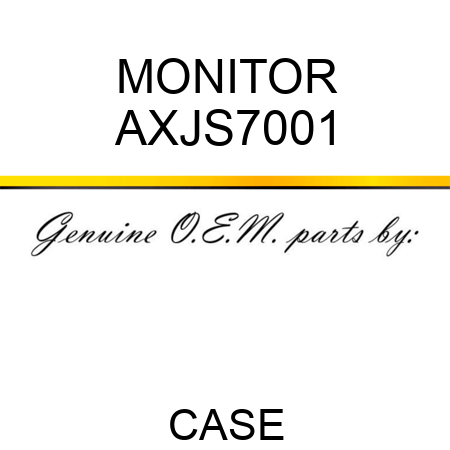MONITOR AXJS7001