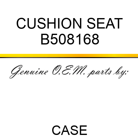 CUSHION, SEAT B508168
