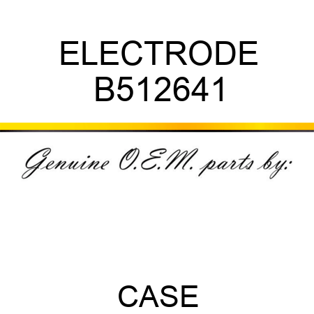 ELECTRODE B512641