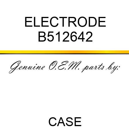 ELECTRODE B512642