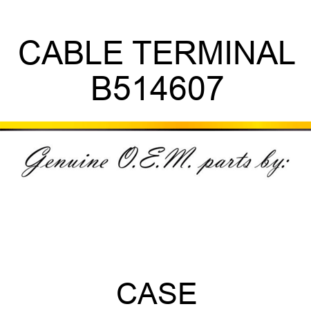 CABLE TERMINAL B514607