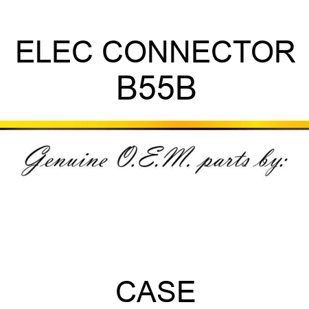 ELEC CONNECTOR B55B