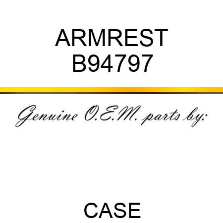 ARMREST B94797
