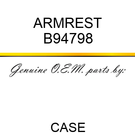 ARMREST B94798