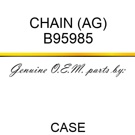 CHAIN (AG) B95985