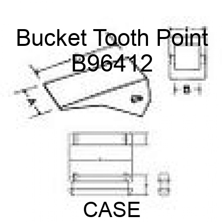 Bucket Tooth Point B96412