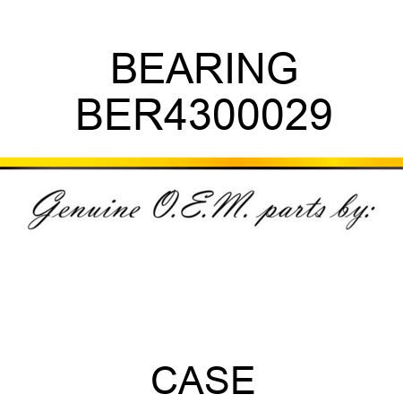 BEARING BER4300029