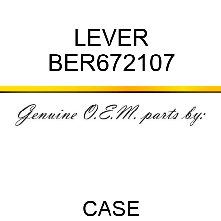 LEVER BER672107