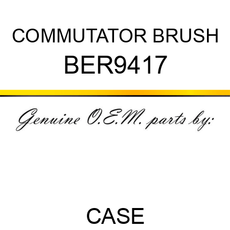 COMMUTATOR BRUSH BER9417
