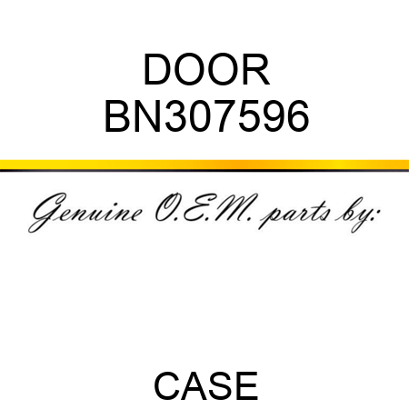 DOOR BN307596