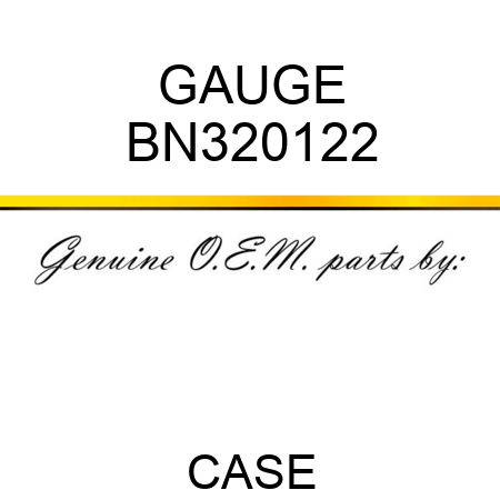 GAUGE BN320122