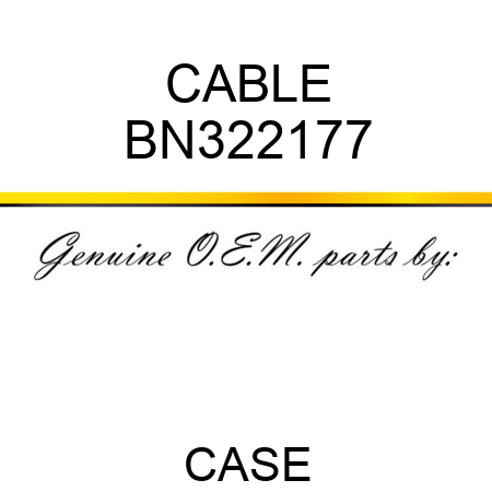 CABLE BN322177