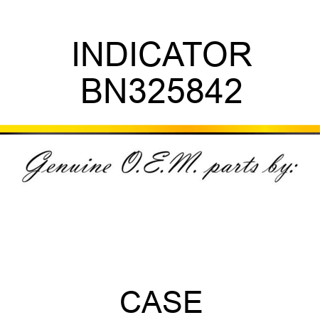 INDICATOR BN325842