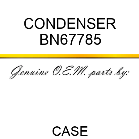 CONDENSER BN67785