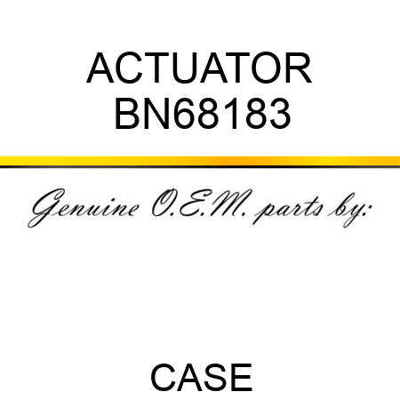 ACTUATOR BN68183