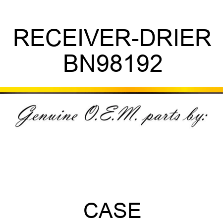 RECEIVER-DRIER BN98192