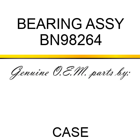BEARING ASSY BN98264