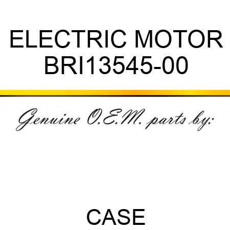 ELECTRIC MOTOR BRI13545-00