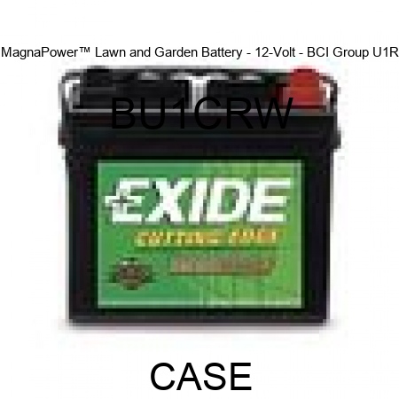 MagnaPower™ Lawn and Garden Battery - 12-Volt - BCI Group U1R BU1CRW
