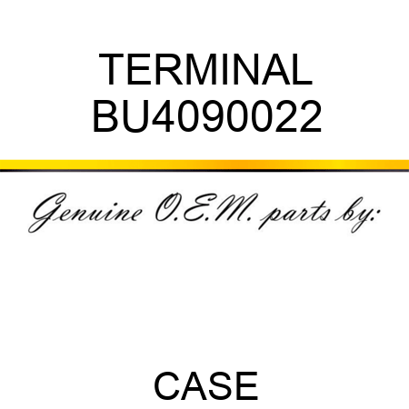 TERMINAL BU4090022