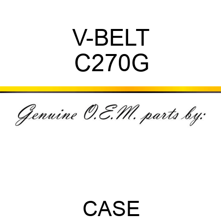 V-BELT C270G
