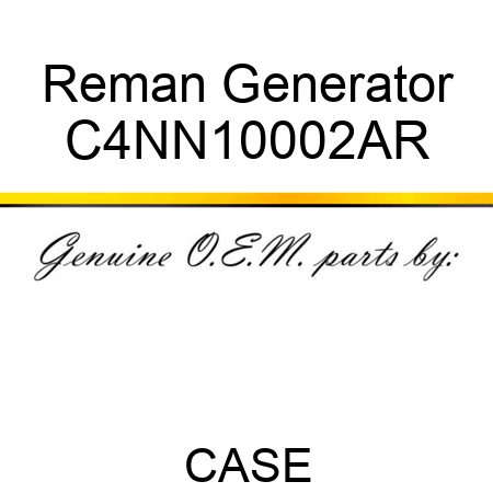 Reman Generator C4NN10002AR