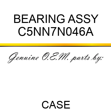 BEARING ASSY C5NN7N046A