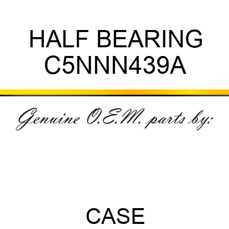 HALF BEARING C5NNN439A
