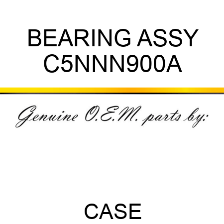 BEARING ASSY C5NNN900A