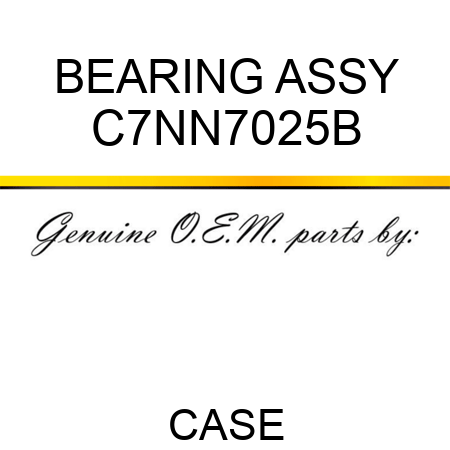 BEARING ASSY C7NN7025B