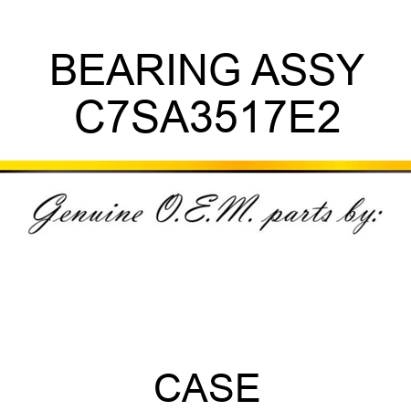 BEARING ASSY C7SA3517E2