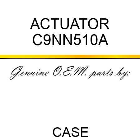 ACTUATOR C9NN510A