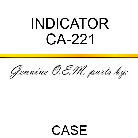 INDICATOR CA-221
