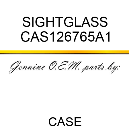 SIGHTGLASS CAS126765A1