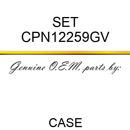 SET CPN12259GV