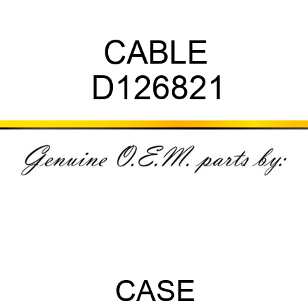 CABLE D126821