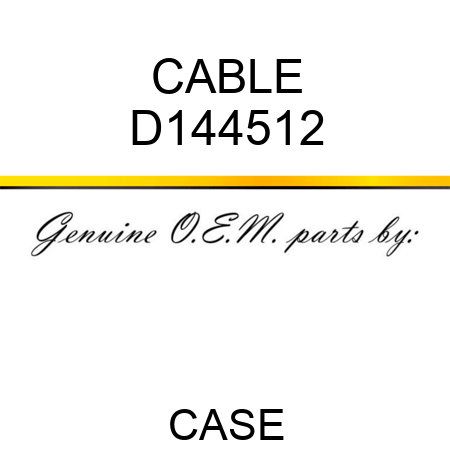 CABLE D144512