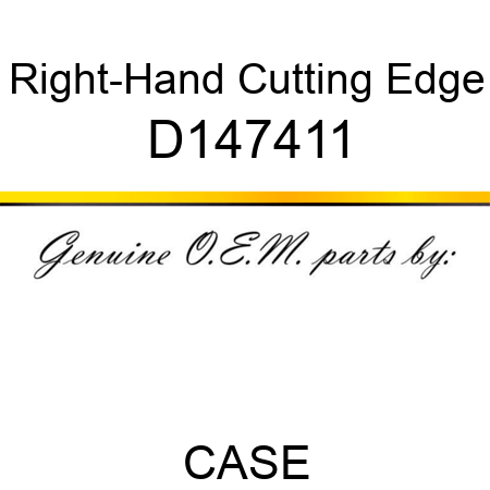 Right-Hand Cutting Edge D147411