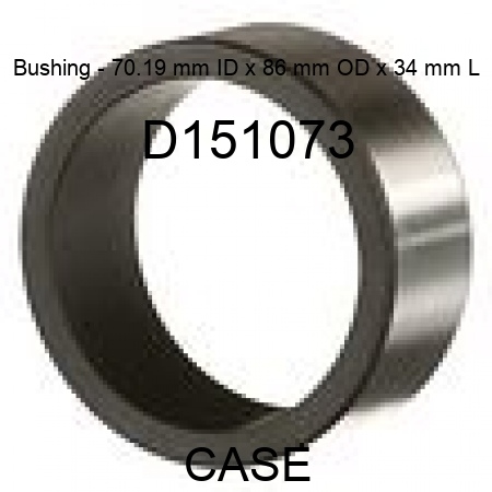 Bushing - 70.19 mm ID x 86 mm OD x 34 mm L D151073
